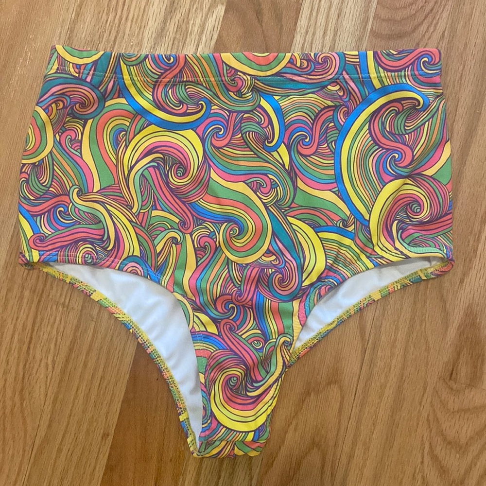 Freedom Ravewear Wavy Baby High Waisted Bottoms